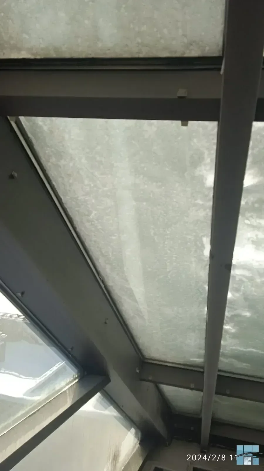 Замена стекол на высоте — фото