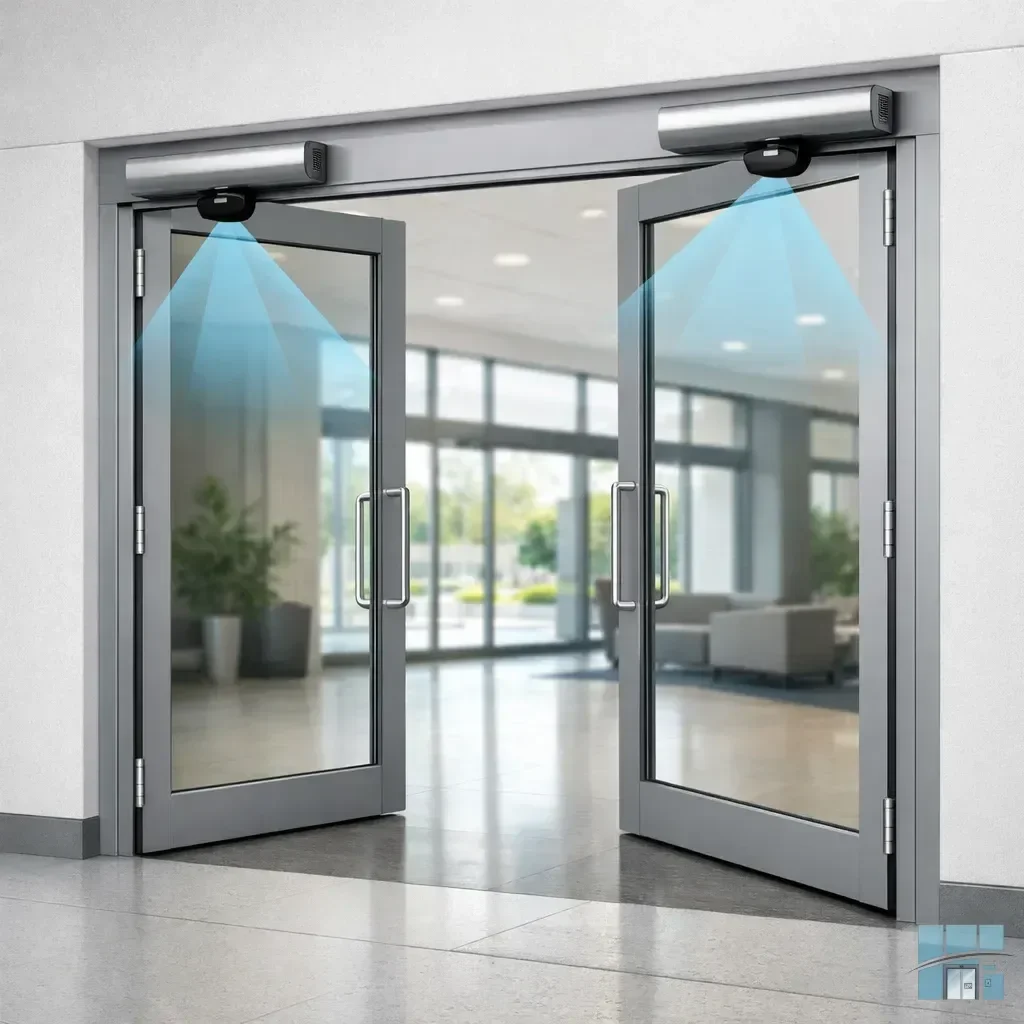 Распашные автоматические двери