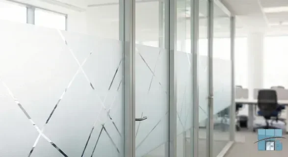Перегородки с матированием