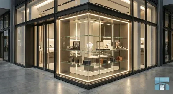 Витрины с подсветкой