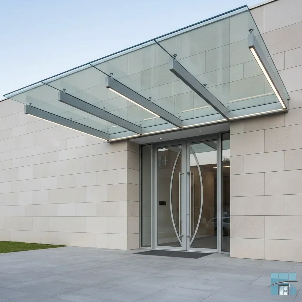 Остеклённые козырьки