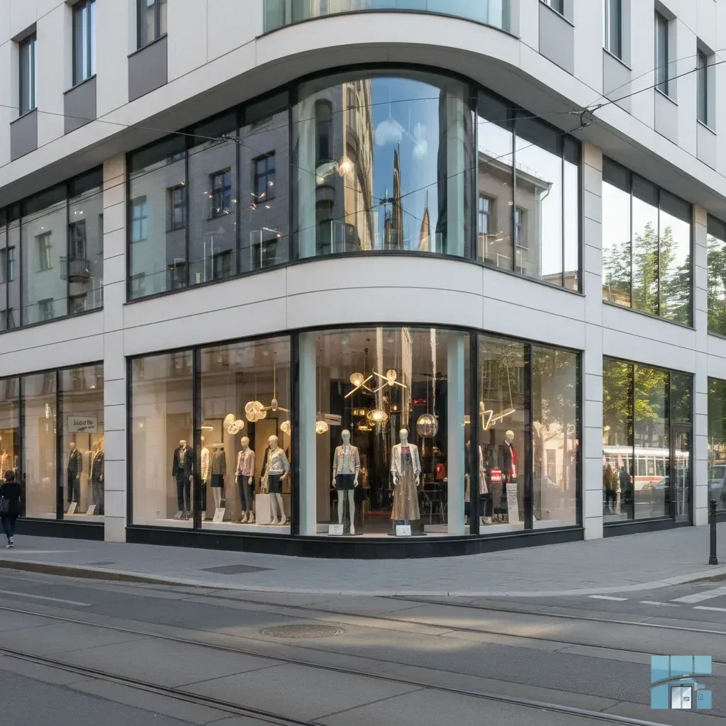 Угловые витрины