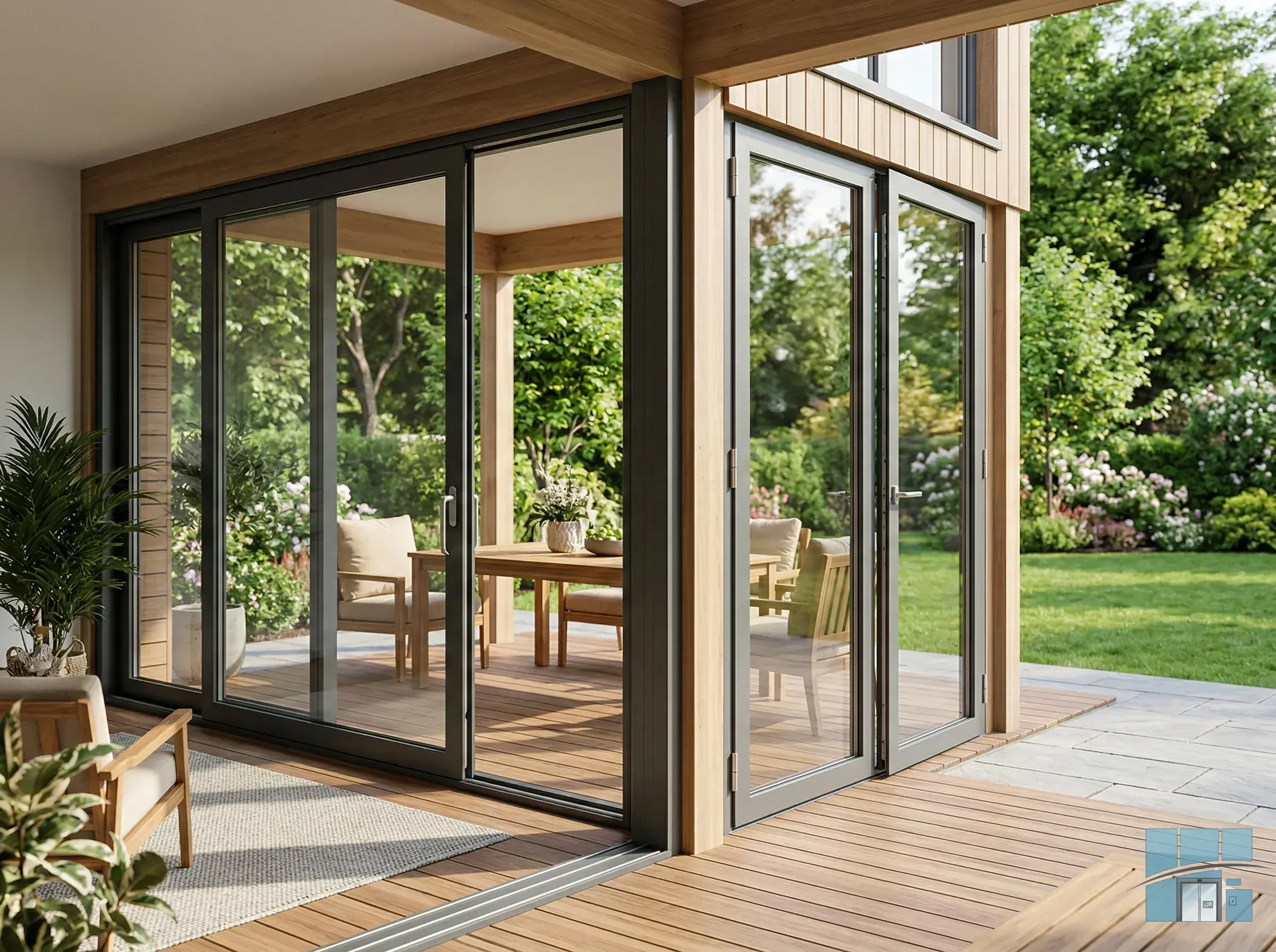 Дом с панорамным остеклением