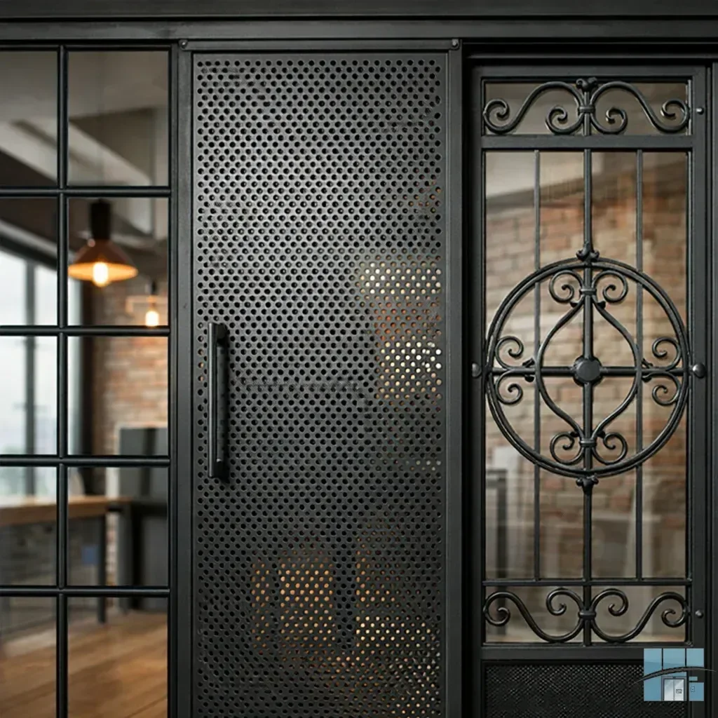 Стекло и металл