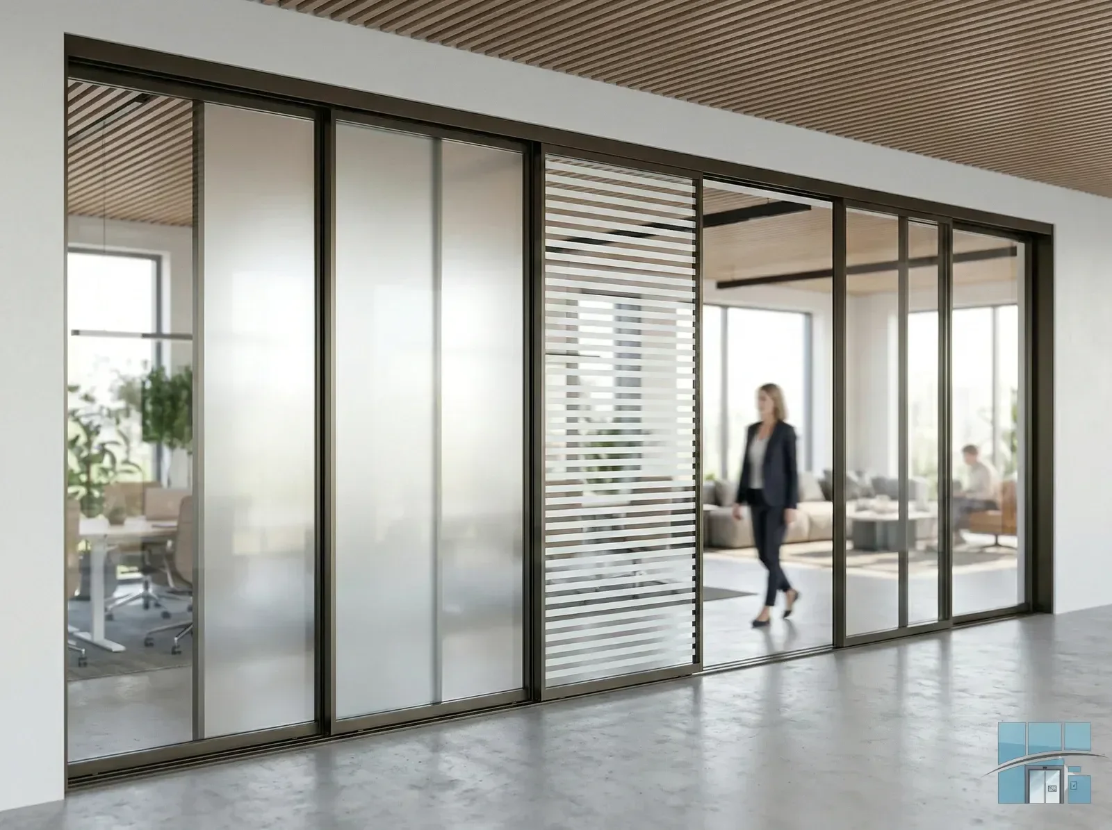 Остекление перегородок