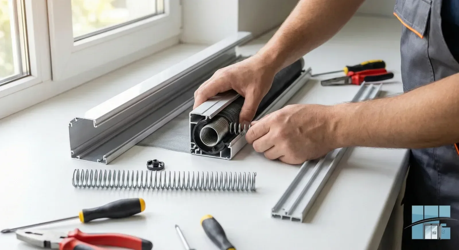 Ремонт рулонного механизма