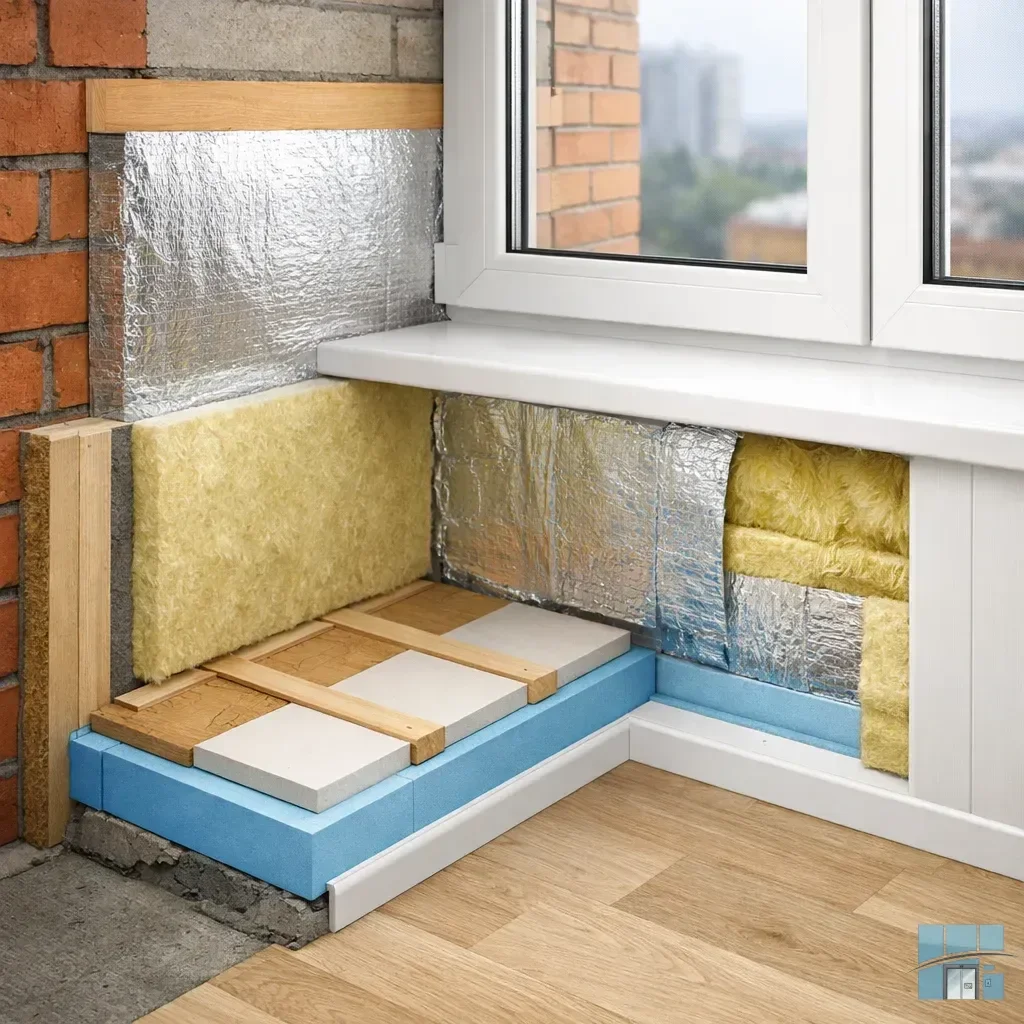 Утепление парапета